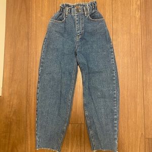 OAK + FORT Paper Bag Jeans (Size S)